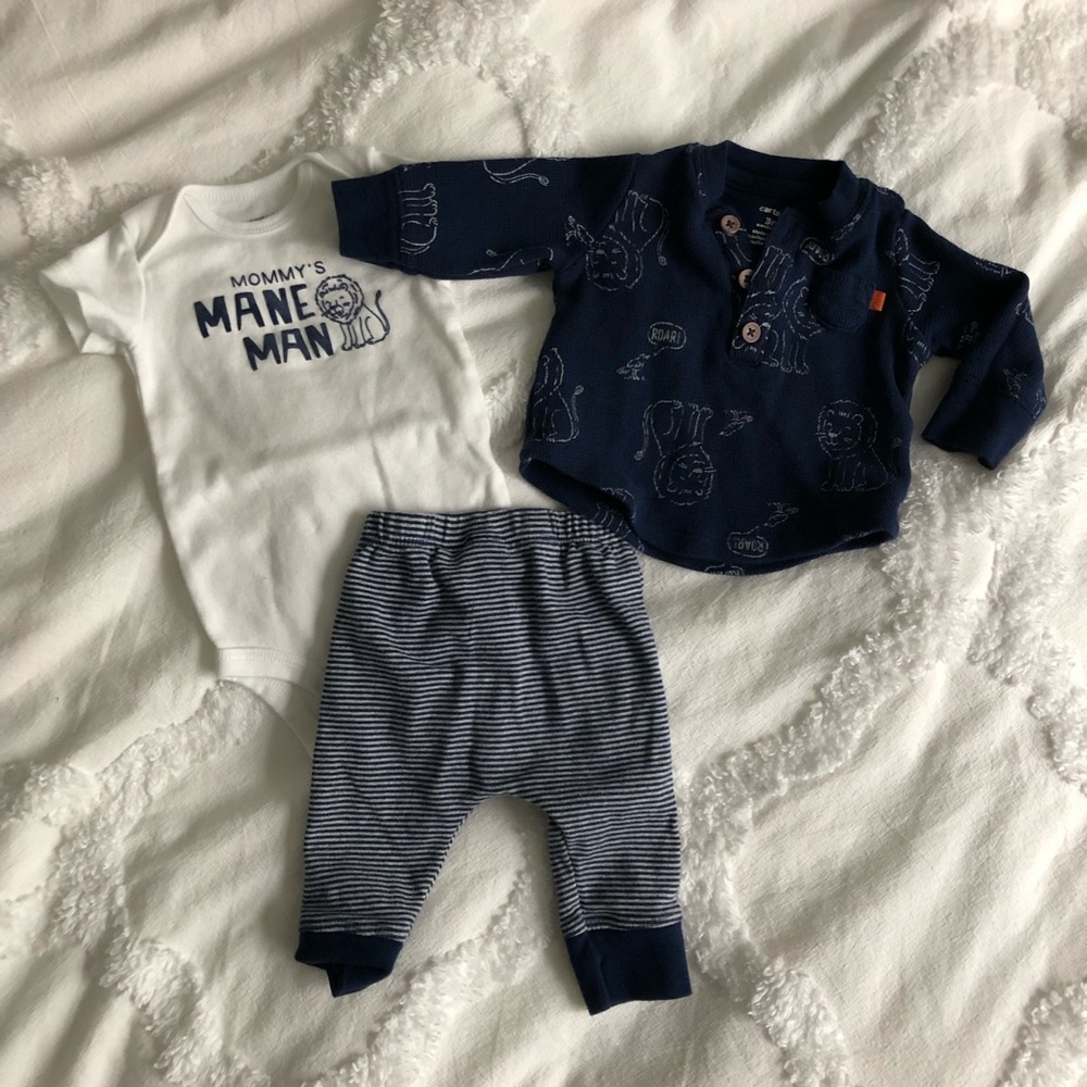 Carters Mommy’s Main (Mane) Man outfit 3m